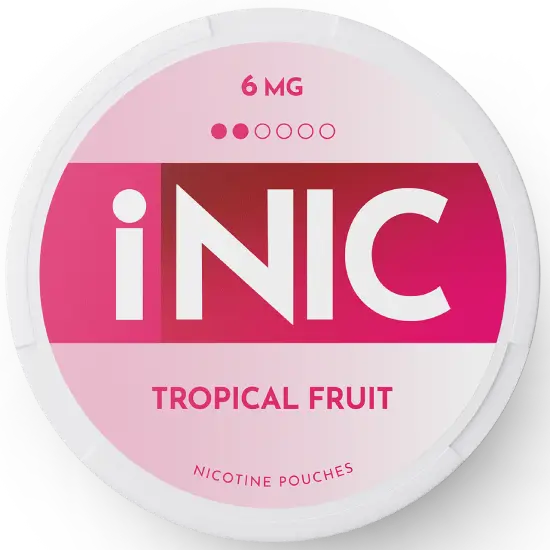 INIC Tropical Fruit 6mg nicotine pouches