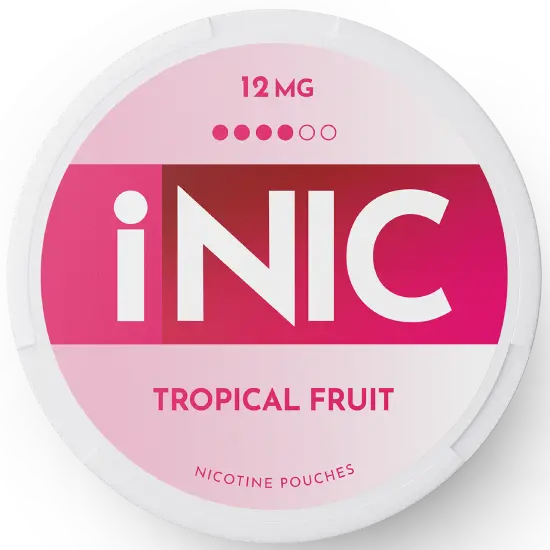 INIC Tropical Fruit 12mg nicotine pouches