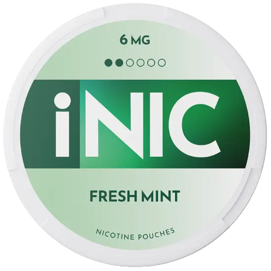 INIC Fresh Mint 6mg nicotine pouches