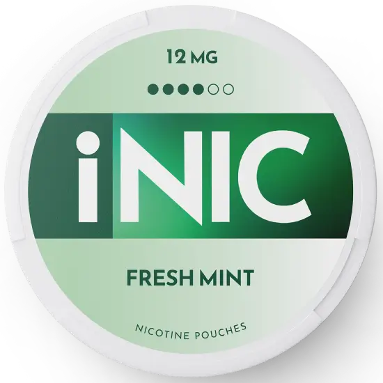 INIC Fresh Mint 12mg bolsas de nicotina