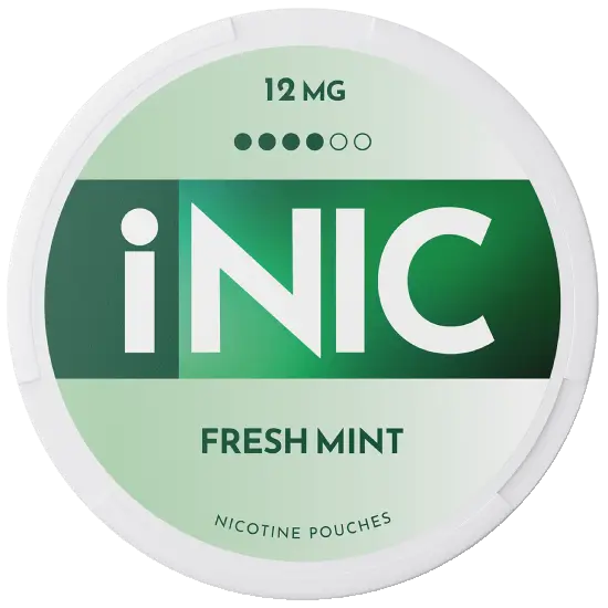 INIC Pepper Mint 12mg nicotine pouches