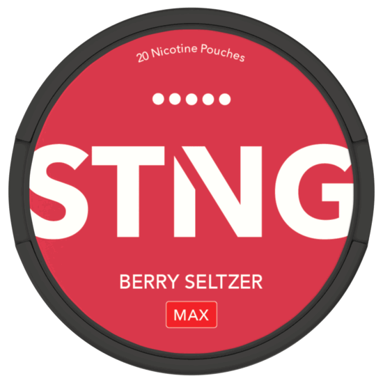 STNG Berry Seltzer MAX nicotine pouches