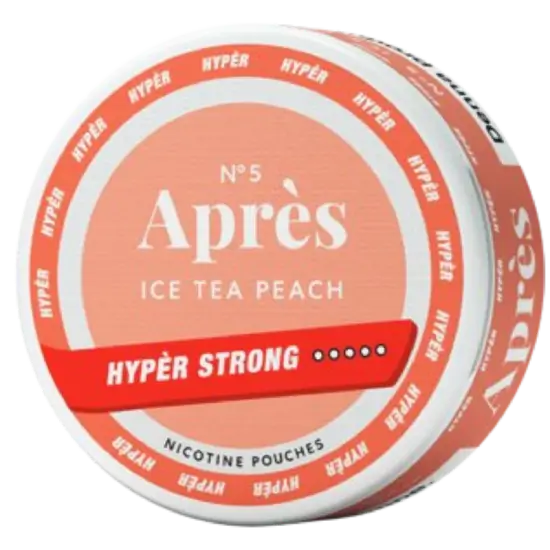 Apres Ice Tea Peach Hyper Strong nicotine pouches