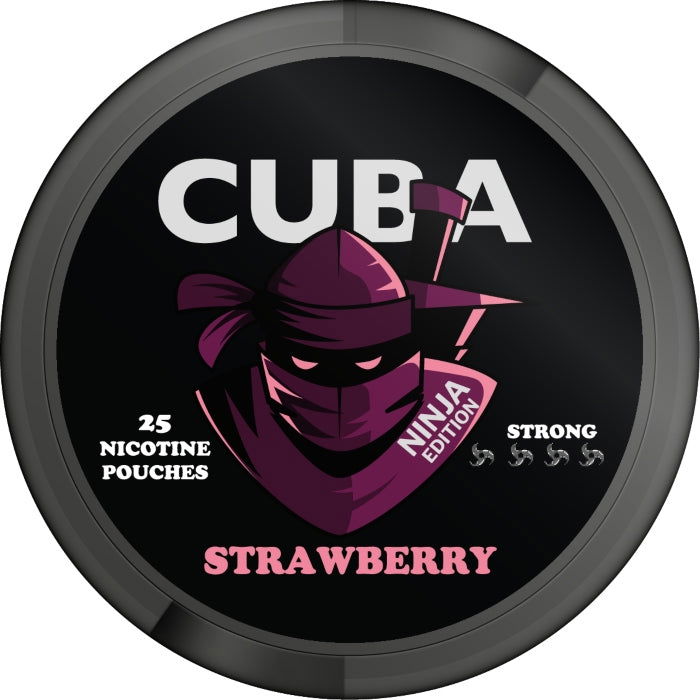 Cuba Ninja Strawberry Strong nikotinpárnák