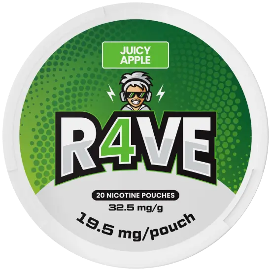 RAVE Juicy Apple 32,5mg nicotine pouches