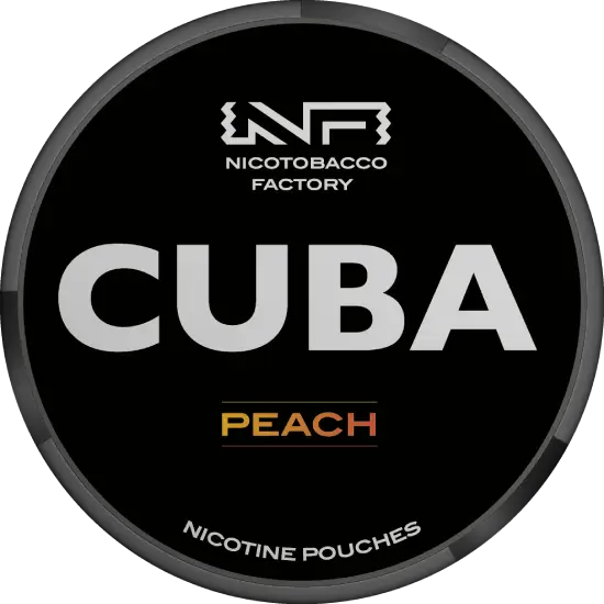 Cuba Black Peach sachets de nicotine