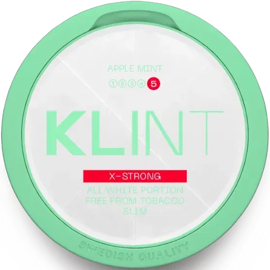 Klint Apple Mint X Strong nicotine pouches