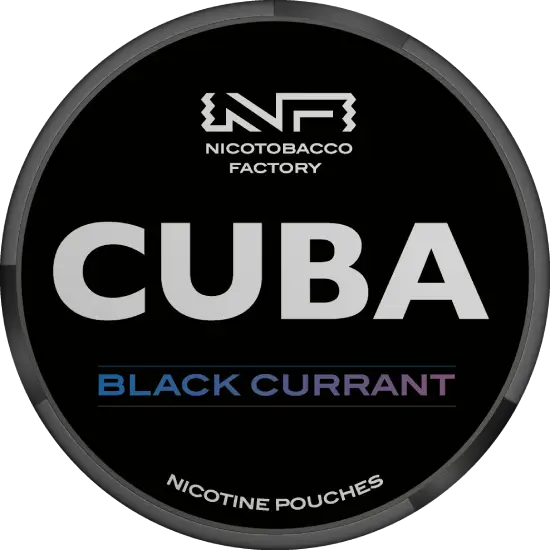 Cuba Black Black Current sachets de nicotine