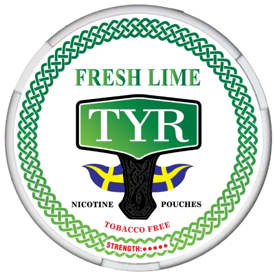 TYR Fresh Lime nicotine pouches
