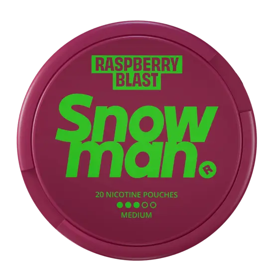 Snowman Raspberry Blast nikotinpárnák