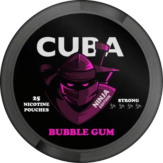 Cuba Ninja Bubble Gum Slim Strong nikotinpárnák