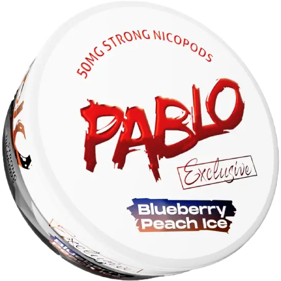 Pablo Exclusive Blueberry Peach Ice 50mg nicotine pouches