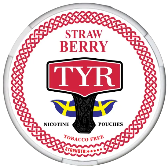 TYR Strawberry nicotine pouches