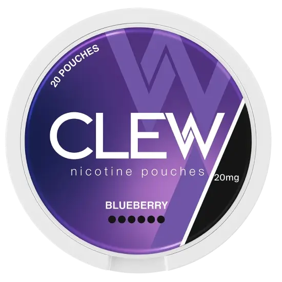 Clew Blueberry 20mg nicotine pouches