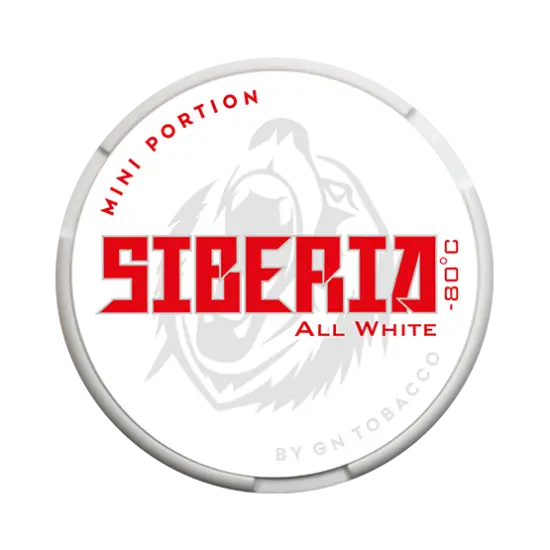 Siberia All White Mini nicotine pouches