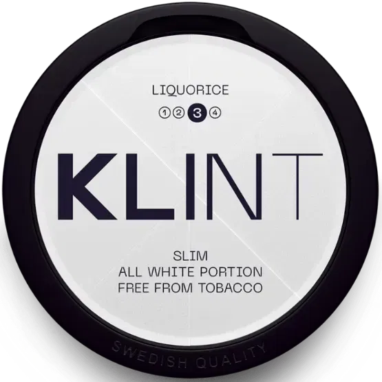 Klint Licorice 3 nicotine pouches
