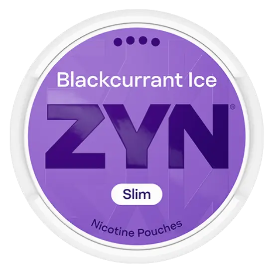 ZYN Blackcurrant Ice Slim S4 nicotine pouches