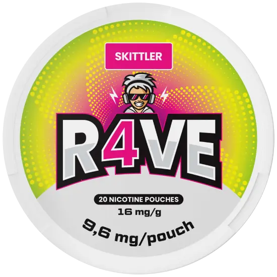 RAVE Skittler 16mg nicotine pouches