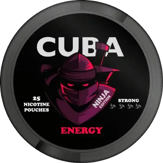 Cuba Ninja Energy Slim Strong sacchetti di nicotina