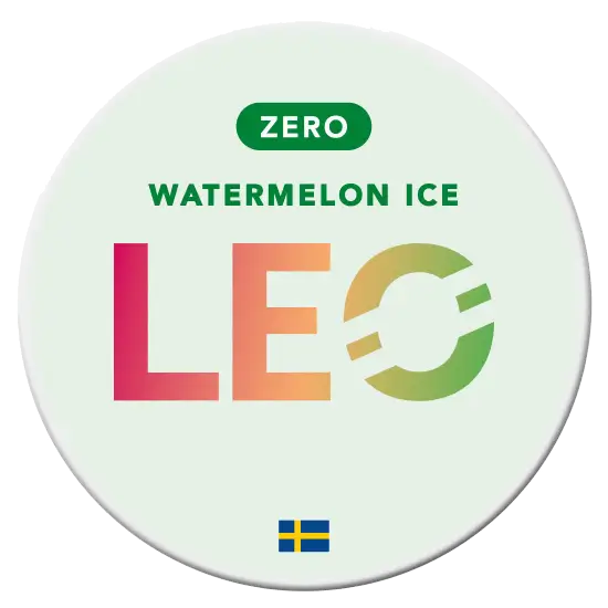 LEO Watermelon Ice Zero nicotine pouches