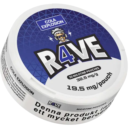 RAVE Cola Explosion 32,5mg nicotine pouches