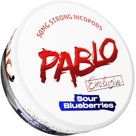 Pablo Exclusive Sour Blueberries 50mg