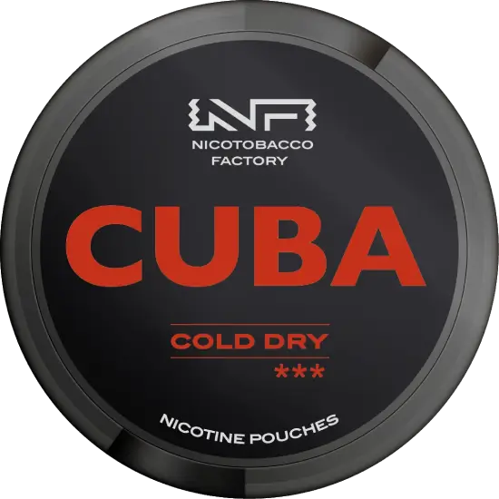 Cuba Black Cold Dry nikotinpárnák