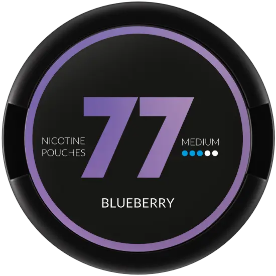 77 Blueberry Medium nicotine pouches
