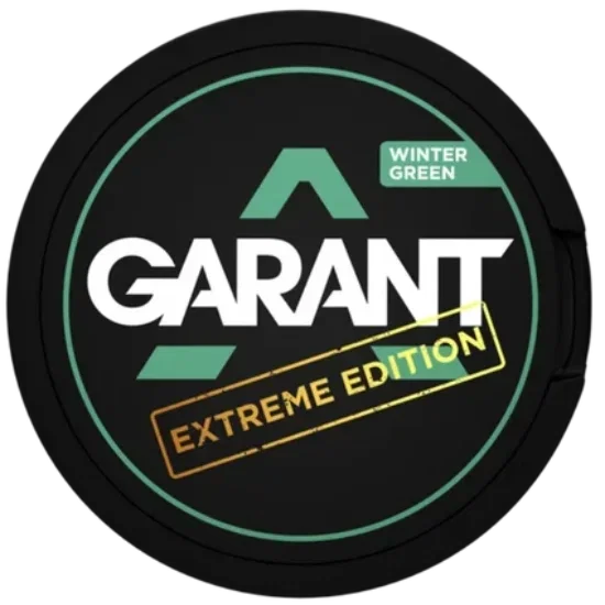 Garant Wintergreen Extreme bolsas de nicotina