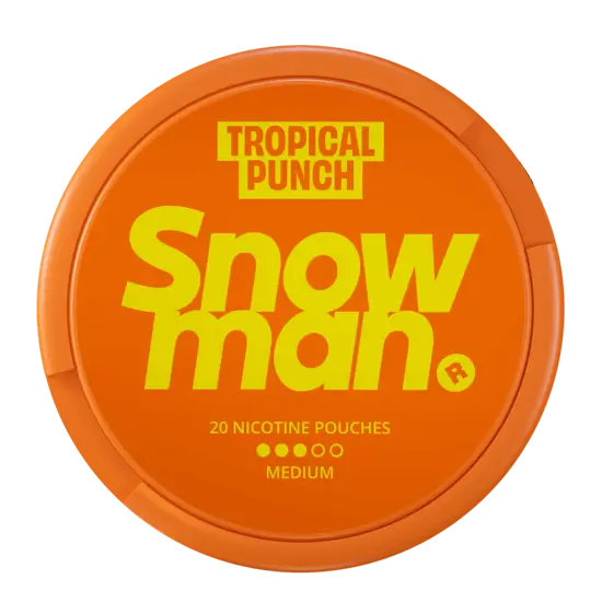 Snowman Tropical Punch sacchetti di nicotina