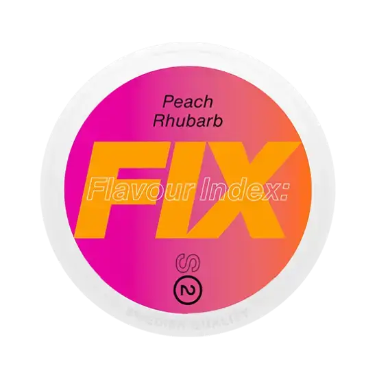 FIX Peach Rhubarb S2 nicotine pouches