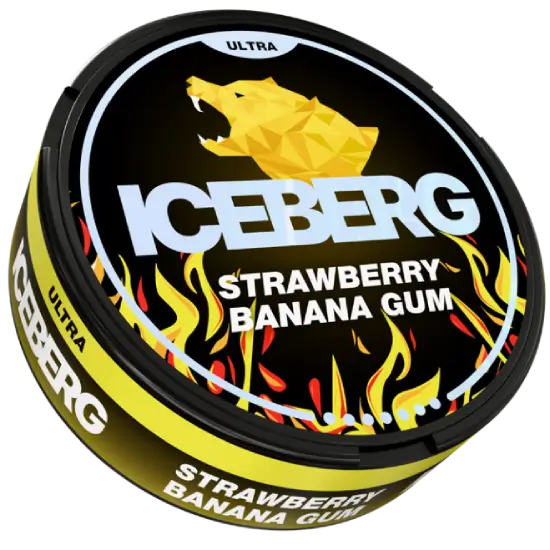 Iceberg Strawberry Banana Gum Ultra 70mg