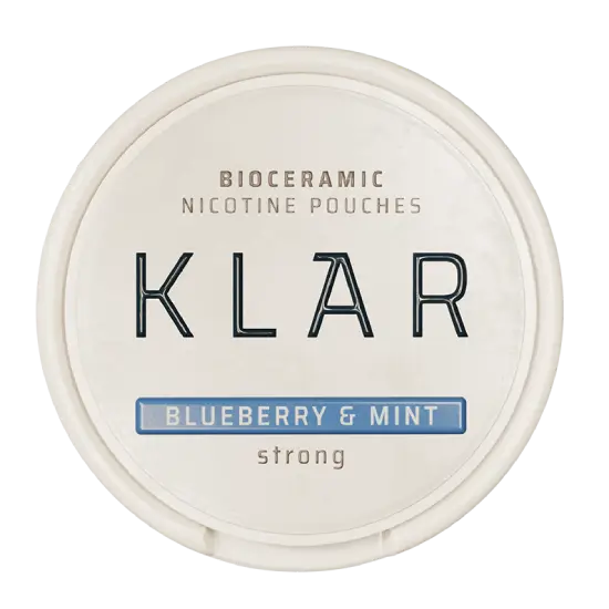 Klar Blueberry Mint Strong Mini nicotine pouches