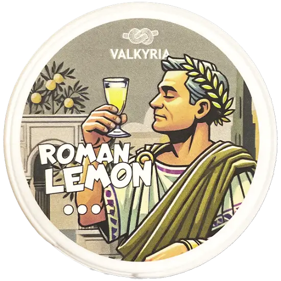 Valkyria Roman Lemon Regular bolsas de nicotina