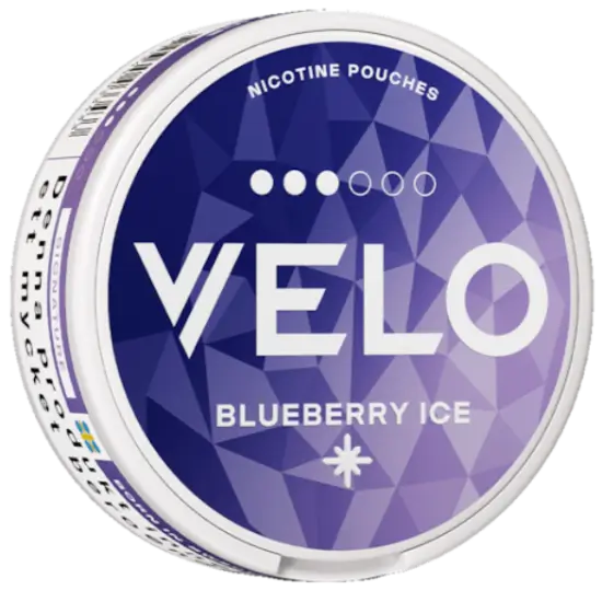 VELO Blueberry Ice Slim bolsas de nicotina