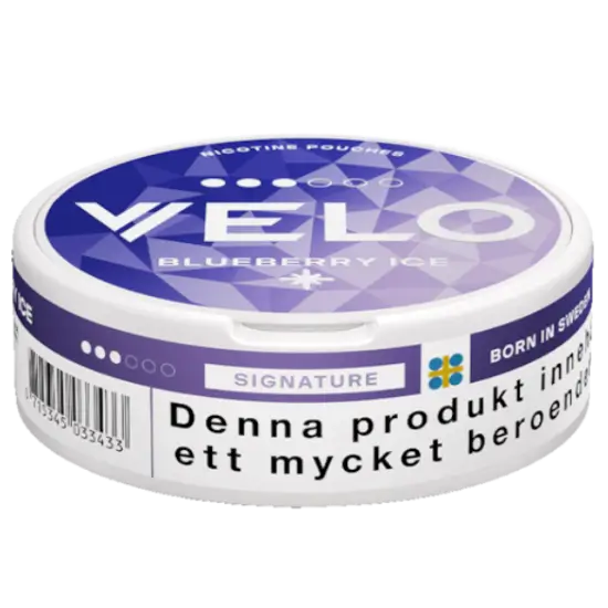 VELO Blueberry Ice Slim bolsas de nicotina