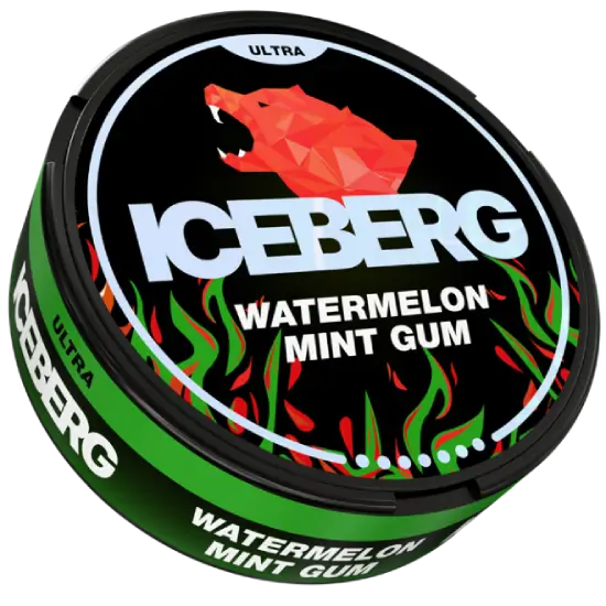 Iceberg Watermelon Mint Gum Ultra 70mg nicotine pouches