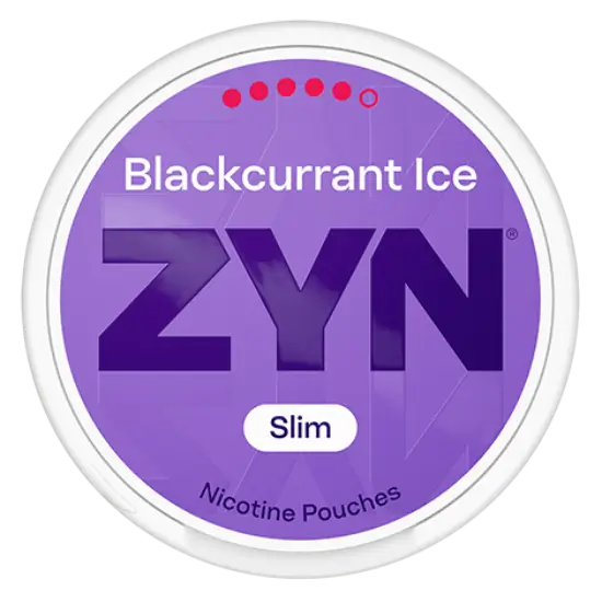 ZYN Blackcurrant Ice Slim S5 nicotine pouches
