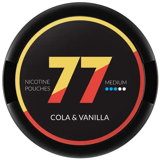 77 Cola Vanilla Medium nicotine pouches